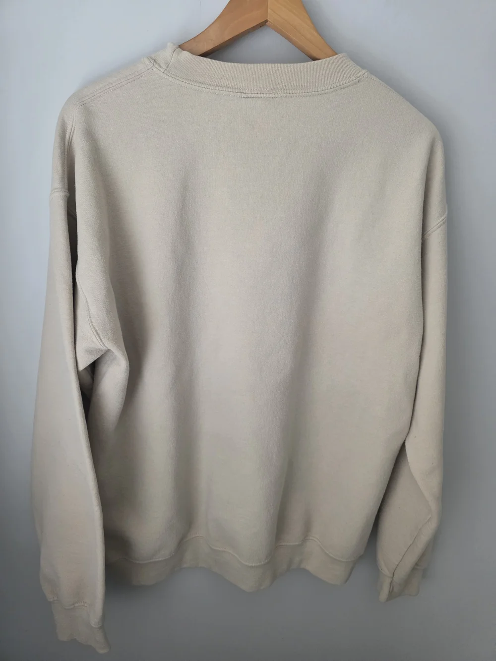 Puritan Beer Hunter Ale Graphic Sweatshirt Beige Crewneck Deer Print Vintage Sty - Picture 7 of 10